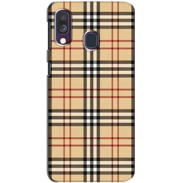 Чехол с рисунком «Burberry стиль» для Samsung Galaxy A40 2019 (A405F) Чехол с рисунком «Burberry стиль» для Samsung Galaxy A40 2019 (A405F)