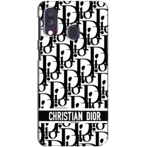 Чохол (Dior, Prada, YSL, Chanel) для Samsung Galaxy A40 2019 (A405F) (Christian Dior)
