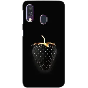 Чохол з зображенням смачної їжі для Samsung Galaxy A40 2019 (A405F) (Чорна полуниця)