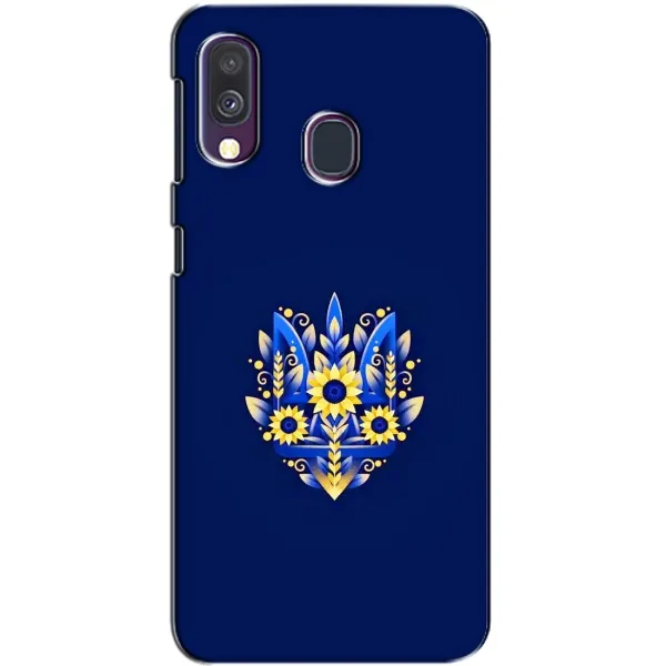 Чехол с рисунком «Цветущий Герб» для Samsung Galaxy A40 2019 (A405F)