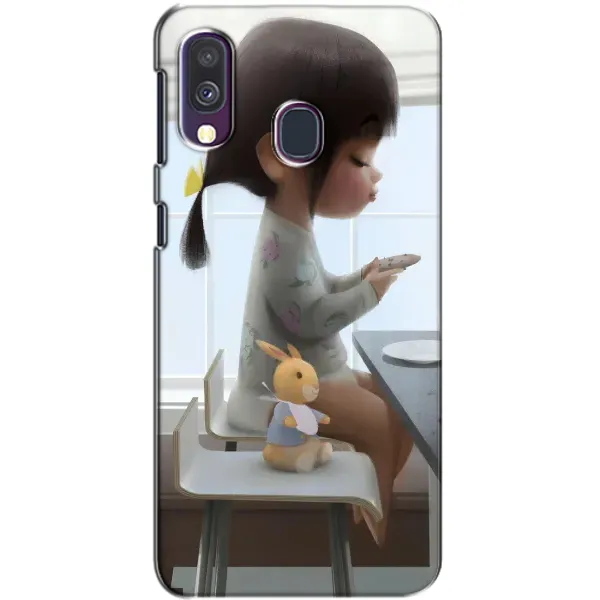 Чехол с рисунком «Девочка с игрушкой» для Samsung Galaxy A40 2019 (A405F) Чехол с рисунком «Девочка с игрушкой» для Samsung Galaxy A40 2019 (A405F)