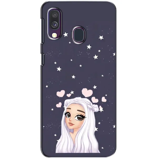 Чехол с рисунком «Девушка и сердечки» для Samsung Galaxy A40 2019 (A405F) Чехол с рисунком «Девушка и сердечки» для Samsung Galaxy A40 2019 (A405F)
