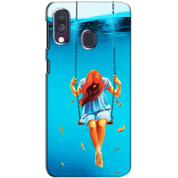 Чехол с рисунком «Девушка на качели» для Samsung Galaxy A40 2019 (A405F) Чехол с рисунком «Девушка на качели» для Samsung Galaxy A40 2019 (A405F)