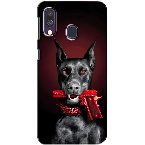 Чехол с рисунком «Доберман злой» для Samsung Galaxy A40 2019 (A405F) Чехол с рисунком «Доберман злой» для Samsung Galaxy A40 2019 (A405F)