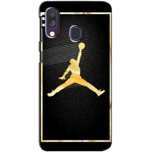 Силіконовый Чохол Nike Air Jordan на Самсунг А40 (2019) (Джордан 23)