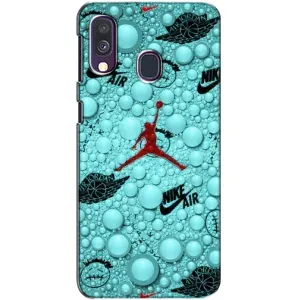 Силіконовый Чохол Nike Air Jordan на Самсунг А40 (2019) (Джордан Найк)