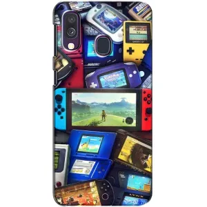 Чехол с рисунком «Джойстики» для Samsung Galaxy A40 2019 (A405F)