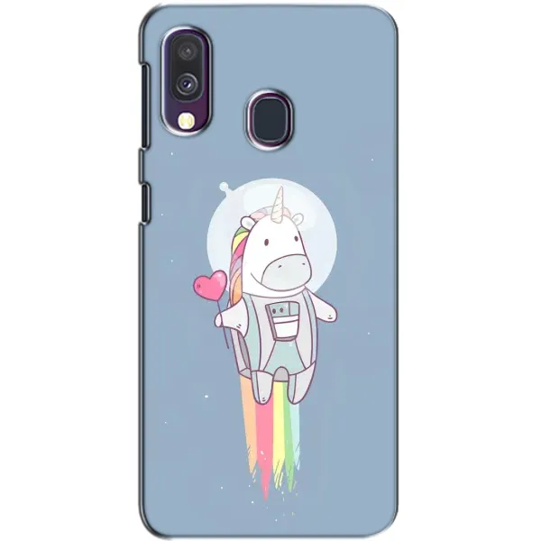 Чехол с рисунком «Единорог космонавт» для Samsung Galaxy A40 2019 (A405F) Чехол с рисунком «Единорог космонавт» для Samsung Galaxy A40 2019 (A405F)