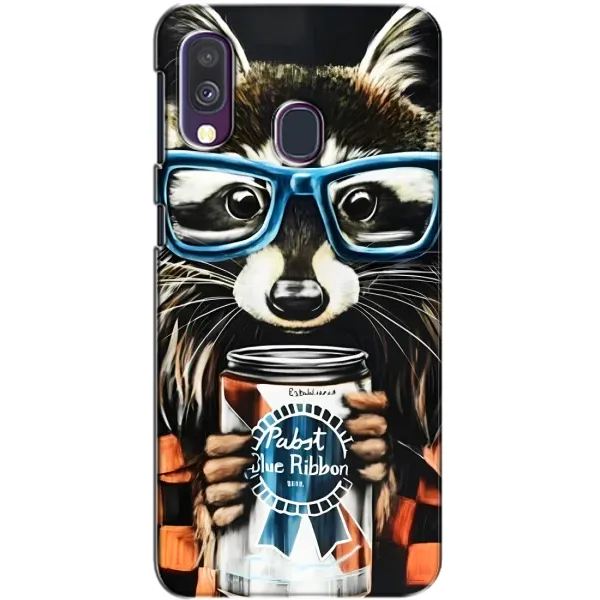Чехол с рисунком «Енот в очках» для Samsung Galaxy A40 2019 (A405F) Чехол с рисунком «Енот в очках» для Samsung Galaxy A40 2019 (A405F)