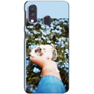 Чохли з зображенням різних тварин на Samsung Galaxy A40 2019 (A405F) (Їжачок в руці)