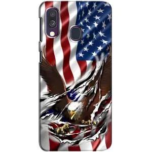 Чохол Прапор USA для Samsung Galaxy A40 2019 (A405F) (Прапор USA)
