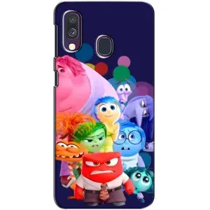 Чехол Головоломка для Samsung Galaxy A40 2019 (A405F) - (AlphaPrint) (Герои головоломки)