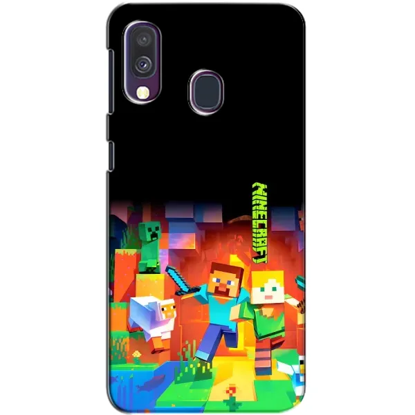Чехол с рисунком «Герой Майнкрафт» для Samsung Galaxy A40 2019 (A405F) Чехол с рисунком «Герой Майнкрафт» для Samsung Galaxy A40 2019 (A405F)