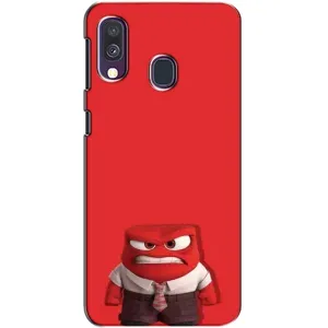 Чехол Головоломка для Samsung Galaxy A40 2019 (A405F) - (AlphaPrint) (Гнев)