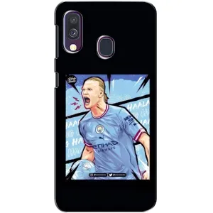 Чехлы с принтом для Samsung Galaxy A40 2019 (A405F) Футболист (гол Эрлинг Холланд)
