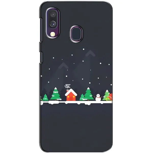 Чехол с рисунком «Город зимний» для Samsung Galaxy A40 2019 (A405F) Чехол с рисунком «Город зимний» для Samsung Galaxy A40 2019 (A405F)