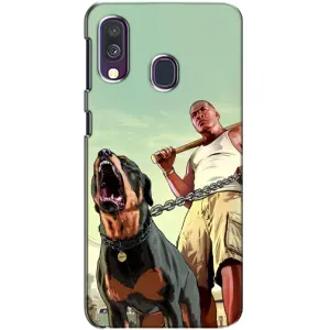 Чехол с рисунком «GTA» для Samsung Galaxy A40 2019 (A405F)
