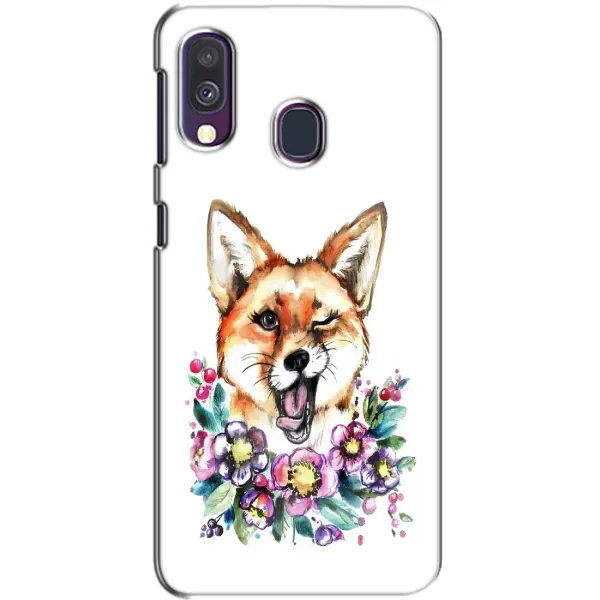 Чехол с рисунком «Хитрая лиса» для Samsung Galaxy A40 2019 (A405F) Чехол с рисунком «Хитрая лиса» для Samsung Galaxy A40 2019 (A405F)
