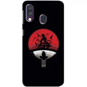 Чехлы с картинкой Итачи Учиха на Samsung Galaxy A40 2019 (A405F) (Итачи на черном)