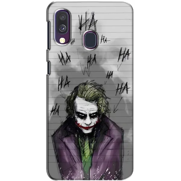 Чехол с рисунком «Joker клоун» для Samsung Galaxy A40 2019 (A405F) Чехол с рисунком «Joker клоун» для Samsung Galaxy A40 2019 (A405F)
