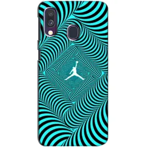 Силіконовый Чохол Nike Air Jordan на Самсунг А40 (2019) (Jordan)
