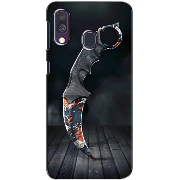 Чехол с рисунком «Кинжал КС ГО» для Samsung Galaxy A40 2019 (A405F) Чехол с рисунком «Кинжал КС ГО» для Samsung Galaxy A40 2019 (A405F)