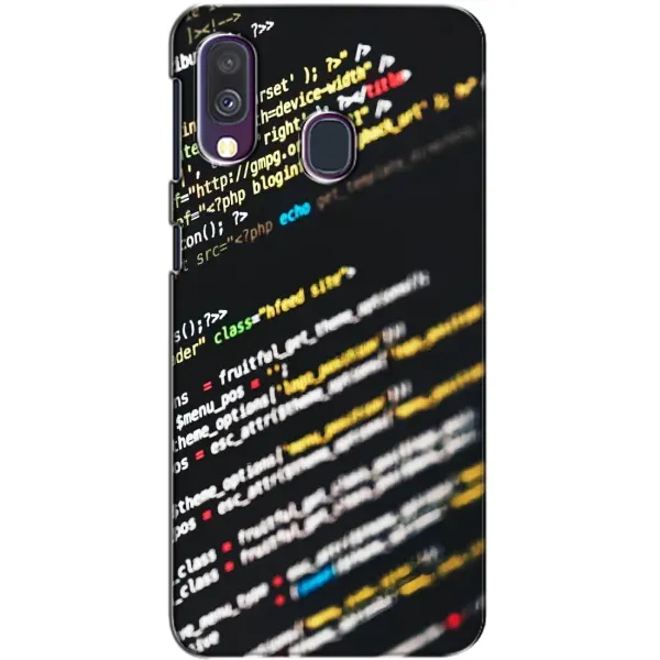 Чохол з малюнком «Код» для Samsung Galaxy A40 2019 (A405F) Чохол з малюнком «Код» для Samsung Galaxy A40 2019 (A405F)