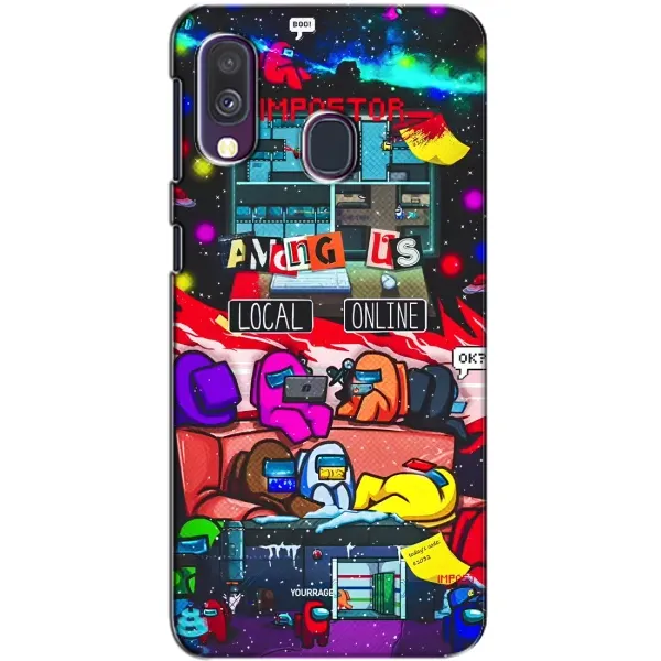 Чехол с рисунком «Команда 2» для Samsung Galaxy A40 2019 (A405F)