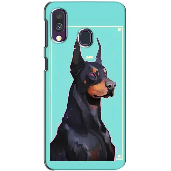 Чехол с рисунком «Король доберман» для Samsung Galaxy A40 2019 (A405F) Чехол с рисунком «Король доберман» для Samsung Galaxy A40 2019 (A405F)