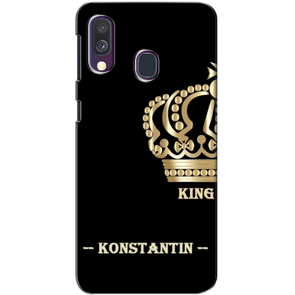 Чехол с рисунком «KOSTYA» для Samsung Galaxy A40 2019 (A405F)