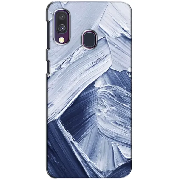 Чехол с рисунком «Краски мазки» для Samsung Galaxy A40 2019 (A405F)