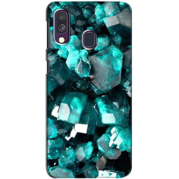 Чехол с рисунком «Кристалы» для Samsung Galaxy A40 2019 (A405F)