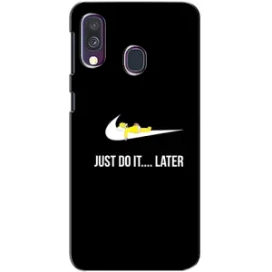 Силіконовый Чохол на Samsung Galaxy A40 2019 (A405F) з картинкою НАЙК (Later)