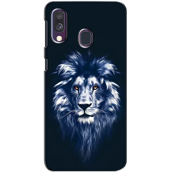 Чехол с рисунком «Лев - синий» для Samsung Galaxy A40 2019 (A405F) Чехол с рисунком «Лев - синий» для Samsung Galaxy A40 2019 (A405F)