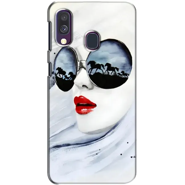 Чехол с рисунком «Любительница коней» для Samsung Galaxy A40 2019 (A405F) Чехол с рисунком «Любительница коней» для Samsung Galaxy A40 2019 (A405F)