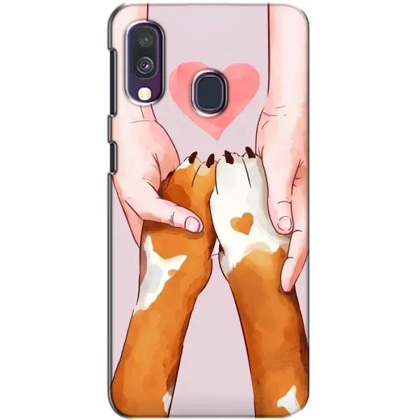 Чехол с рисунком «Любовь к собакам» для Samsung Galaxy A40 2019 (A405F) Чехол с рисунком «Любовь к собакам» для Samsung Galaxy A40 2019 (A405F)