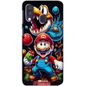 Чехол с рисунком «Марио» для Samsung Galaxy A40 2019 (A405F)