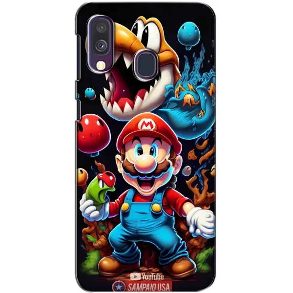 Чехол с рисунком «Марио» для Samsung Galaxy A40 2019 (A405F) Чехол с рисунком «Марио» для Samsung Galaxy A40 2019 (A405F)