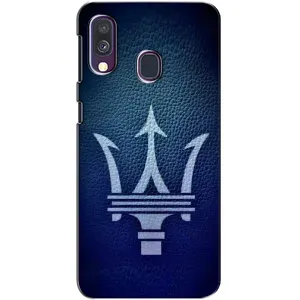 Чехлы с тематикой "Крутые машины" на Samsung Galaxy A40 2019 (A405F) (Лого Maserati)