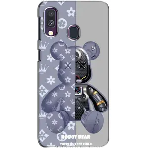 Силіконовий чохол для Samsung Galaxy A40 2019 (A405F) (Ведмідь Louis Vuitton)
