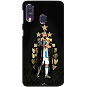 Чехлы Лео Месси Аргентина для Samsung Galaxy A40 2019 (A405F) (Месси король)