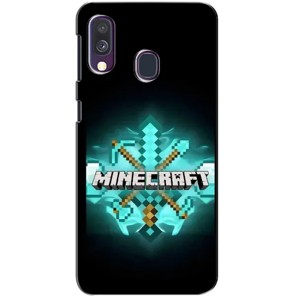 Чехол с рисунком «MineCraft 2» для Samsung Galaxy A40 2019 (A405F)