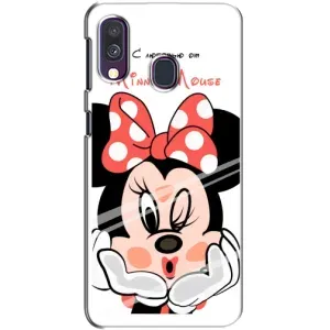 Чехол с рисунком «Minni Mouse» для Samsung Galaxy A40 2019 (A405F)