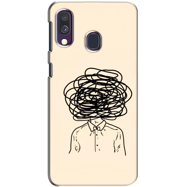 Чехол с рисунком «Мысли» для Samsung Galaxy A40 2019 (A405F)
