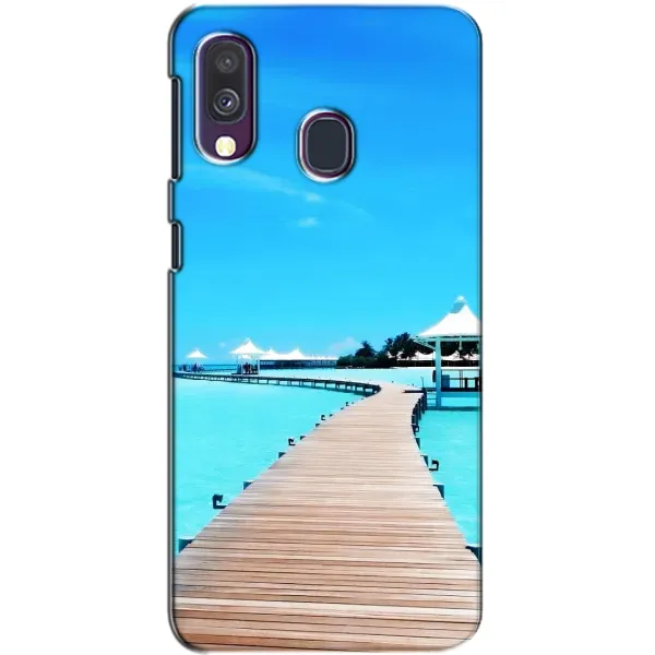 Чехол с рисунком «Набережная» для Samsung Galaxy A40 2019 (A405F)