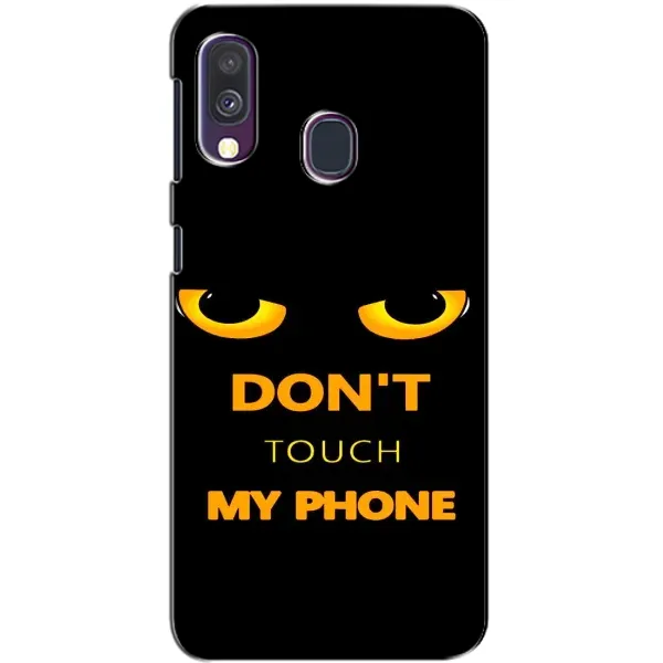 Чехол с рисунком «Не трогай мой телефон» для Samsung Galaxy A40 2019 (A405F) Чехол с рисунком «Не трогай мой телефон» для Samsung Galaxy A40 2019 (A405F)