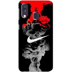 Силіконовый Чохол на Samsung Galaxy A40 2019 (A405F) з картинкою НАЙК (Nike дим)