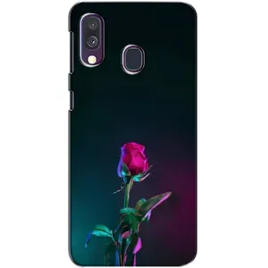 Чохли з принтом Троянд для Samsung Galaxy A40 2019 (A405F) (Нічна троянда)