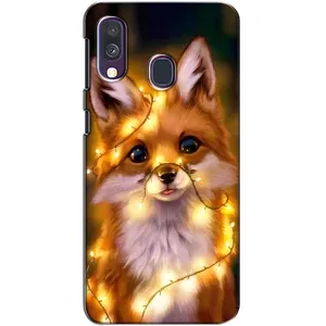 Чохол з Лисичкою для Samsung Galaxy A40 2019 (A405F) (Новорічне лисеня)