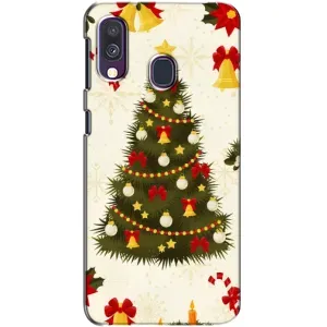 Чохол новорічна ялинка на Samsung Galaxy A40 2019 (A405F) (Новорічний принт)
